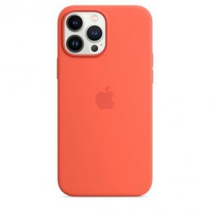 Apple Etui silikonowe z MagSafe do iPhonea 13 Pro Max - nektarynka