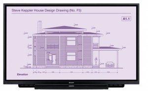 Sharp Monitor interaktywny PN65TH1 65 cali UHD 350cd/m2 16/7 In Glass Touch 20 touch points mini-OPS