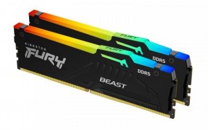 Kingston Pamięć DDR5 Fury Beast RGB 32GB(2*16GB)/6000 CL40