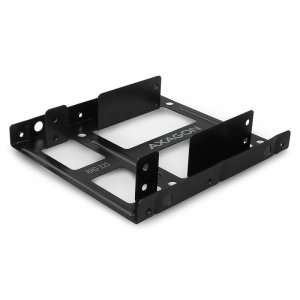 AXAGON RHD-225 Ramka metalowa do montażu 2 x 2.5 w pozycji 3.5 Czarna