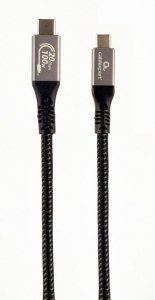 Gembird Kabel Premium USB-C 3.2 gen 2 20 Gbps 100W 1.5m PD