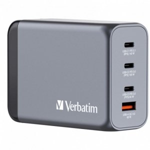 Verbatim Ładowarka GNC-240 32205 GaN 240W, PD 3.1, QC 3.0  3x USB-C, 1x USB-A, UE / UK