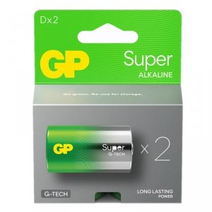GP Battery Baterie alkaliczne LR20/D GP SUPER 2szt. (G-TECH)