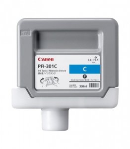 Tusz Canon PFI-301C Cyan 330ml do iPF8000S iPF8100 iPF9000S iPF9100 CF1487B001AA