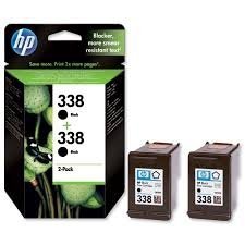 HP Atrament No338 Ink Cart/bk with Vivera Ink 2pk   CB331EE- dwupak