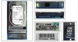 Hewlett Packard Enterprise DRV 4TB HDD 6G SAS NL LFF