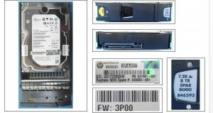 Hewlett Packard Enterprise DRV HD 8TB 7.2K LFF SAS FE  3,5