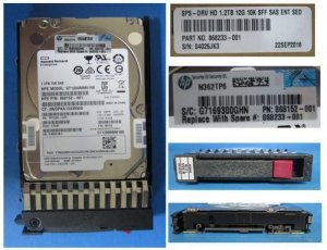 Hewlett Packard Enterprise HD 1.2TB 12G 10K SFF SAS ENT