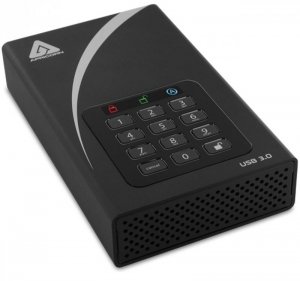 Apricorn 12TB Aegis Padlock DT **New Retail** Secure USB 3.0 256-bit AES hardware encrypted, DESKTOP DRIVE