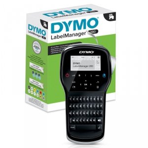 DYMO Label Manager280 LabelManager 280, Thermal  transfer, 180 x 180 DPI, 15 mm/sec, Black,Silver, LCD, QWERTY