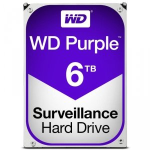 Western Digital WD Purple 6TB 24x7 Purple, 3.5, 6000 GB, 5400  RPM