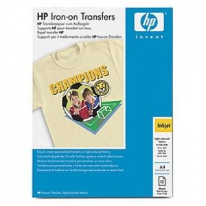 Papier HP Paper/Iron On Transfers f TShirt 10sh  C6050A