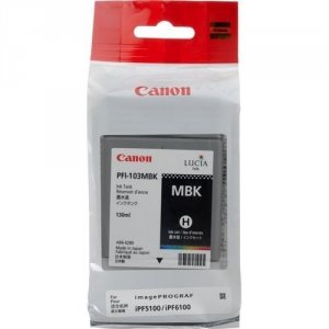 Tusz Canon PFI-103MB Matte Black 130ml do iPF5100 iPF6100 iPF6200 CF2211B001AA