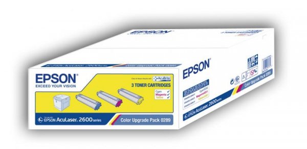 Toner Color Upgrade Pack do Epson AcuLaser 2600 Series (C/M/Y); wydajnosc 2 000 str.