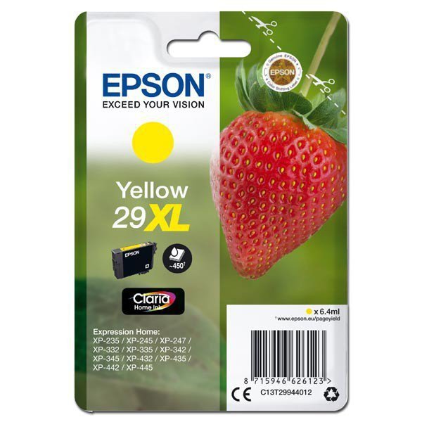Epson Tusz T29XL Stylus XP235 Yellow 6.4ml