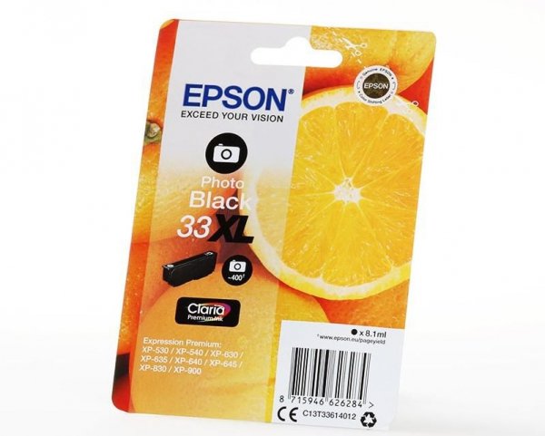 Epson Tusz T33XL Stylus T3361 Photo Bk 8,1ml