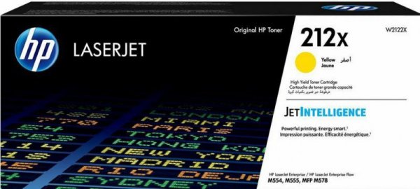 HP Toner nr 212X W2122X Yellow 10K