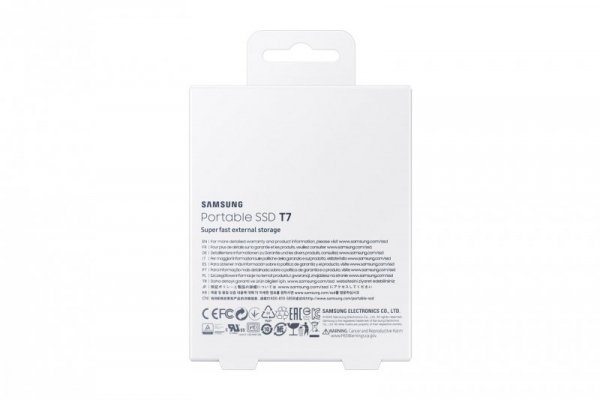 Dysk zewnętrzny SSD Samsung T7 (500GB; USB 3.2; czerwony; MU-PC500R/WW)