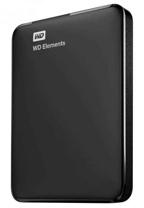 Dysk zewnętrzny HDD WD Elements (1TB; 2.5&quot;; USB 3.0; Czarny; WDBUZG0010BBK-WESN)