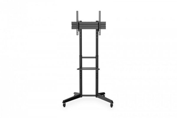 Stojak mobilny pojedynczy z półką, 1xLCD max. 70&quot;max. 50kg