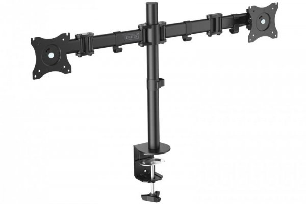 Stojak biurkowy do 2 monitorów DIGITUS DA-90349 (biurkowy; 17&quot; - 27&quot;; max. 16 kg)