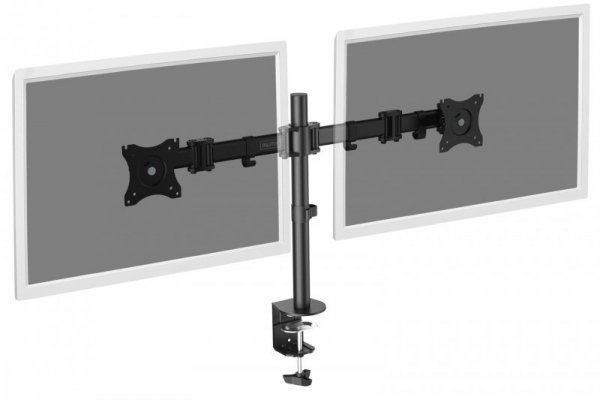 Stojak biurkowy do 2 monitorów DIGITUS DA-90349 (biurkowy; 17&quot; - 27&quot;; max. 16 kg)