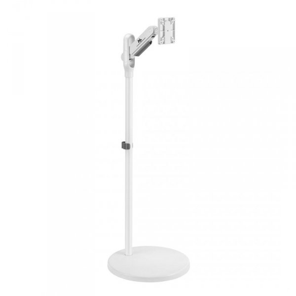 Mobilny stojak podłogowy na monitor/TV Maclean, sprężyna gazowa, 17&quot;-35&quot;, 2-10kg, biały, MC-970W