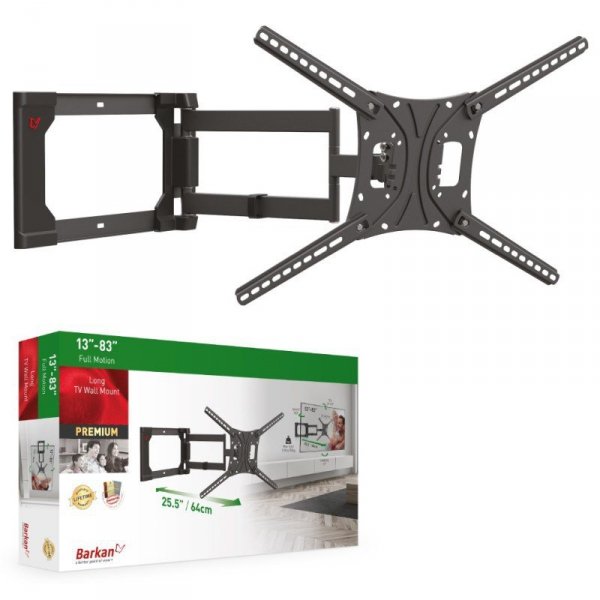 Barkan Mounting Systems 4400 uchwyt do telewizorów 2,03 m (80&quot;) Czarny