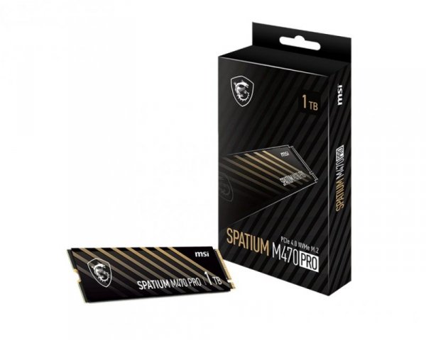 MSI SPATIUM M470 PRO PCIe 4.0 NVMe M.2 2 GB PCI Express 4.0 3D NAND