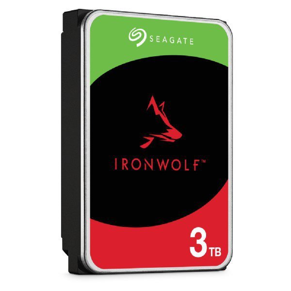Dysk HDD Seagate IronWolf ST3000VN006 (3 TB ; 3.5&quot;; 256 MB; 5400 obr/min) (WYPRZEDAŻ)