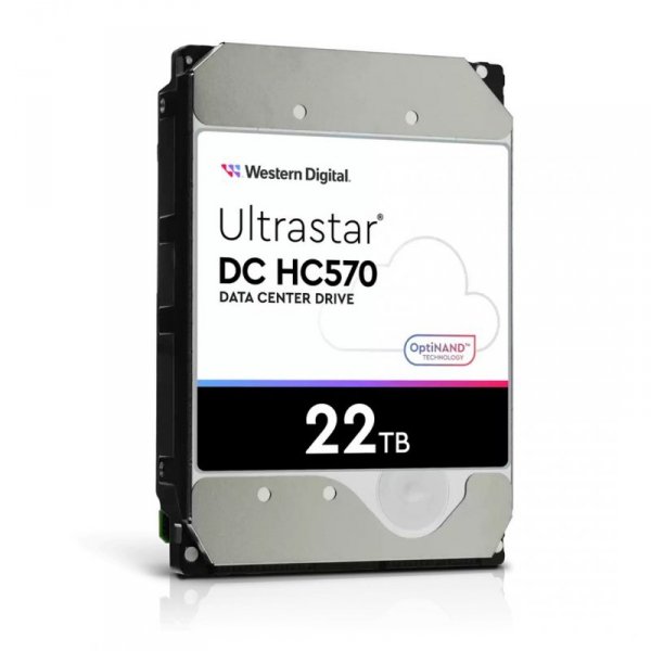 Dysk serwerowy HDD Western Digital Ultrastar DC HC570 WUH722222AL5204 (22 TB; 3.5&quot;; SAS) (WYPRZEDAŻ)