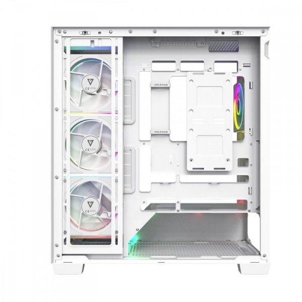 MODECOM Obudowa PC VOLCANO STELLAR PLUS ARGB MIDI 5F Biała