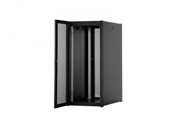 Digitus Szafa sieciowa stojąca Hyper Pro 19" 26U rack 600x1000, drzwi przód perforacja, czarna 1000kg
