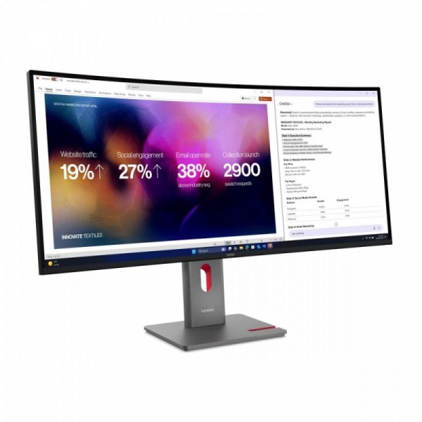 Lenovo Monitor 39.7 cala ThinkVision P40WD-40 64B4XAT1EU