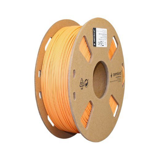 Gembird Filament PLA matowy, 1,75 mm, 1 kg, pomarańczowy