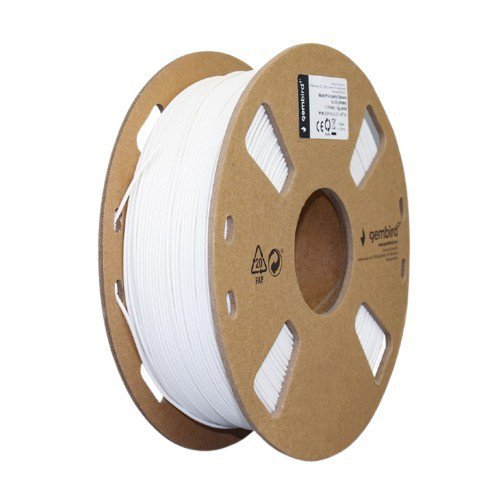 Gembird Filament PLA matowy, 1,75 mm, 1 kg, biały