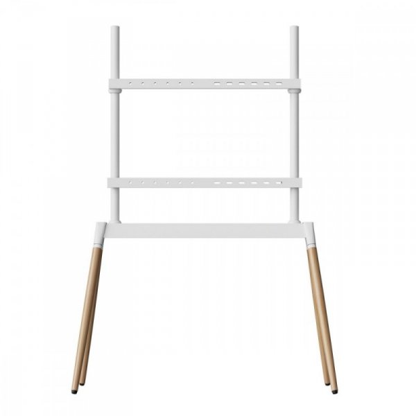 Gembird Stojak podłogowy pod telewizor 55-86 cali biały-drewniany