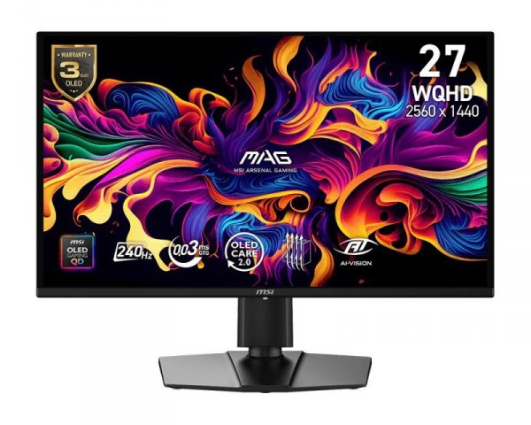 MSI Monitor MAG 274QP QD-OLED X24/26.5/FLAT/QD-OLED/WQHD/240Hz