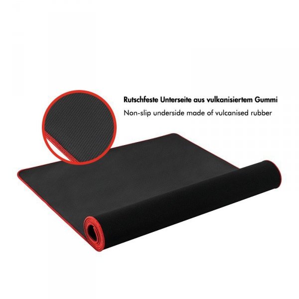 LogiLink Podkładka pod mysz XXXL dla graczy, czarna
