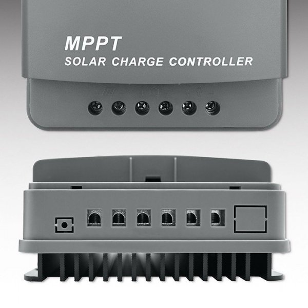 Qoltec Solarny regulator ładowania MPPT z czujnikiem temperatury 20A |  12V/24V | LCD | 2xUSB | GEL | LiFePO4