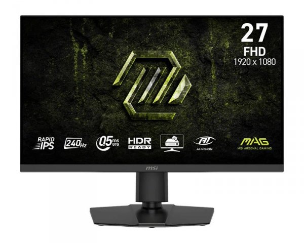 MSI Monitor 27 cali MAG 272PF X24 LED/FHD/FLAT/240Hz/czarny