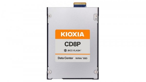 Kioxia Dysk SSD CD8P-V 1600GB E3.S NVMe Gen.5 1x4 DWPD 3 3D TLC BiCS Flash Data Center NVMe non-SED SIE PLP