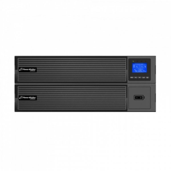 PowerWalker Zasilacz awaryjny UPS ON-LINE rack  VFI 10000 LICR IOT PF1 10000VA Terminal USB-B RS-232 LCD 4U