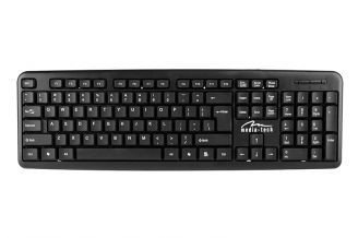 Media-Tech Klawiatura standardowa PS/2 MT122K, czarna