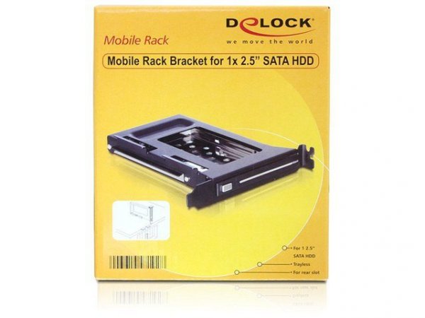 Delock Kieszeń HDD 2,5 SATA (Wewnętrzna na śledziu) Hot Swap