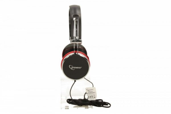 Gembird Słuchawki MHP-903 Black/Silver/Red 150cm