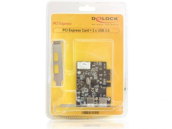 Delock Karta PCI-Express-&gt;2xUSB 3.0 + Low profile
