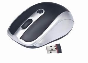 Gembird Mysz bezprzewodowa Radio-Opto Silver MUSW-002
