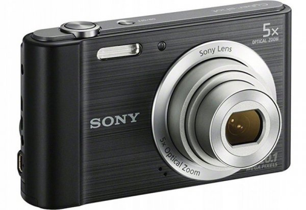 Sony Aparat DSC-W800 black 20,1M,5xOZ,720p
