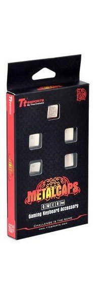 Thermaltake Tt eSPORTS Metalcaps - Metalowe klawisze QWER + ESC (5szt)